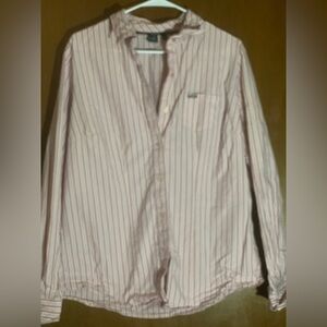 Cruel Girl Pink Striped‎ Long Sleeve Top